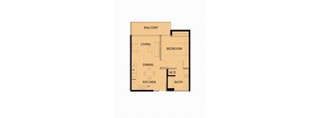 a floor plan of a house with bedrooms and a living room