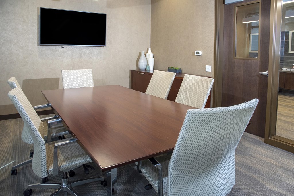 Conference Table and TV