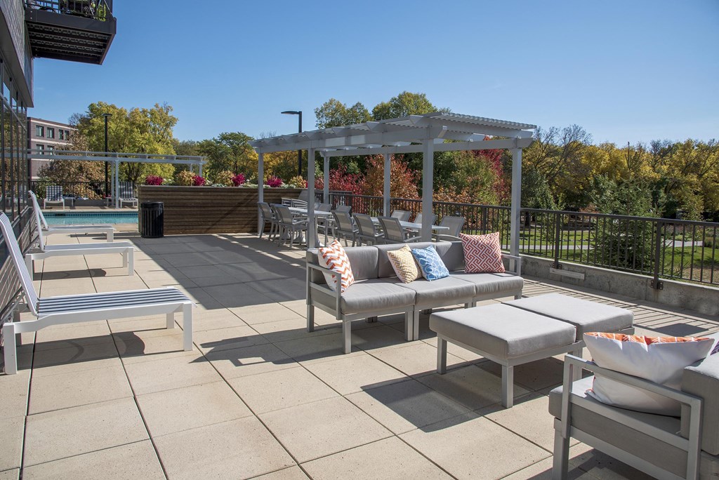 Patio Furniture and Pergola
