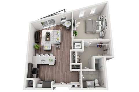 A14 Floor Plan at Dylan at RiNo, Colorado