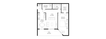 1 bed 1 bath E at The Bosk Apartment Homes, Woodbury, Minnesota