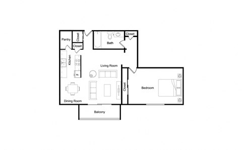 bedroom floor plan | the mansions on the park
