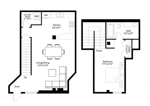 a floor plan of a house