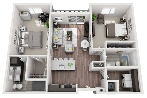 B1 Floor Plan at Dylan at RiNo, Colorado, 80216
