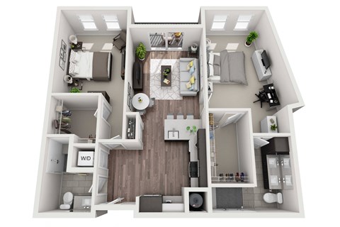 B10 Floor Plan at Dylan at RiNo, Colorado, 80216