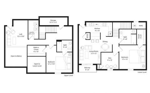 2 bed 2 bath U at The Donovan Apartment Homes, Lincoln, NE, 68516