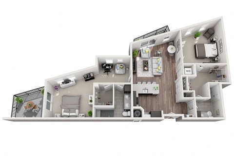 B16 Floor Plan at Dylan at RiNo, Colorado