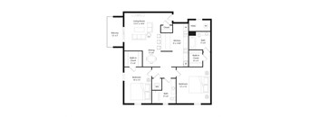 the floor plan of the residence