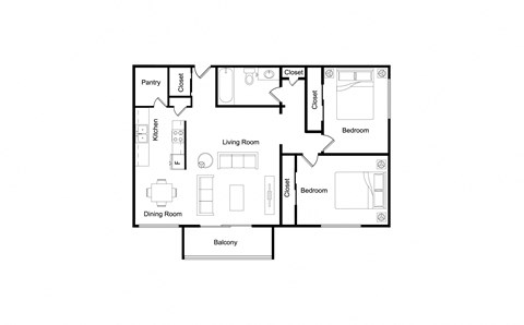 bedroom floor plan | the mansions on the park