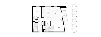 Arcata Apartments Golden Valley MN 2 Bedroom 2 Bath Apartment