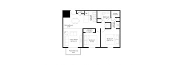 bedroom floor plan an in 2 bed 2 bath