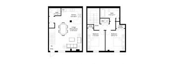 a floor plan of a house