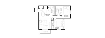 a floor plan of a bedroom house