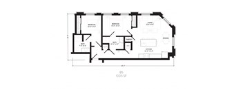 the plan of the ground floor of the house