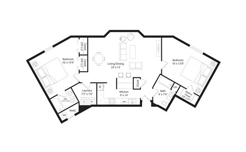 2 bed 2 bath H at The Donovan Apartment Homes, Lincoln, NE
