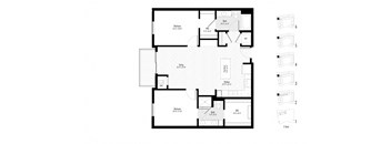 Arcata Apartments Golden Valley MN 2 Bedroom 2 Bath Apartment