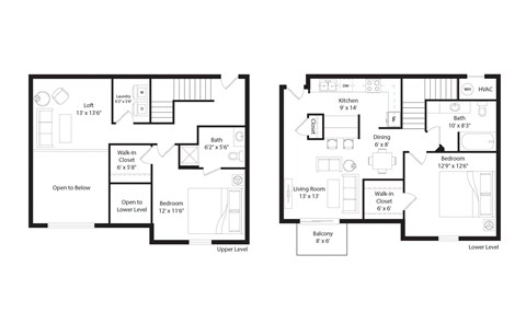 2 bed 2 bath J at The Donovan Apartment Homes, Lincoln, Nebraska