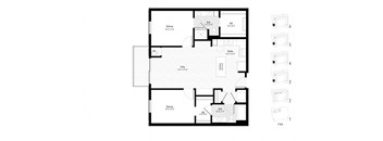 Arcata Apartments Golden Valley MN 2 Bedroom 2 Bath Apartment