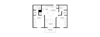 a floor plan of a bedroom house