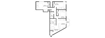bedroom floor plan an in 2d