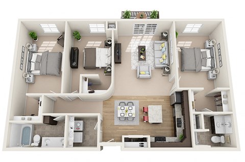 2205 Meadow Oak Avenue Studio-3 Beds Apartment for Rent - Photo Gallery 29