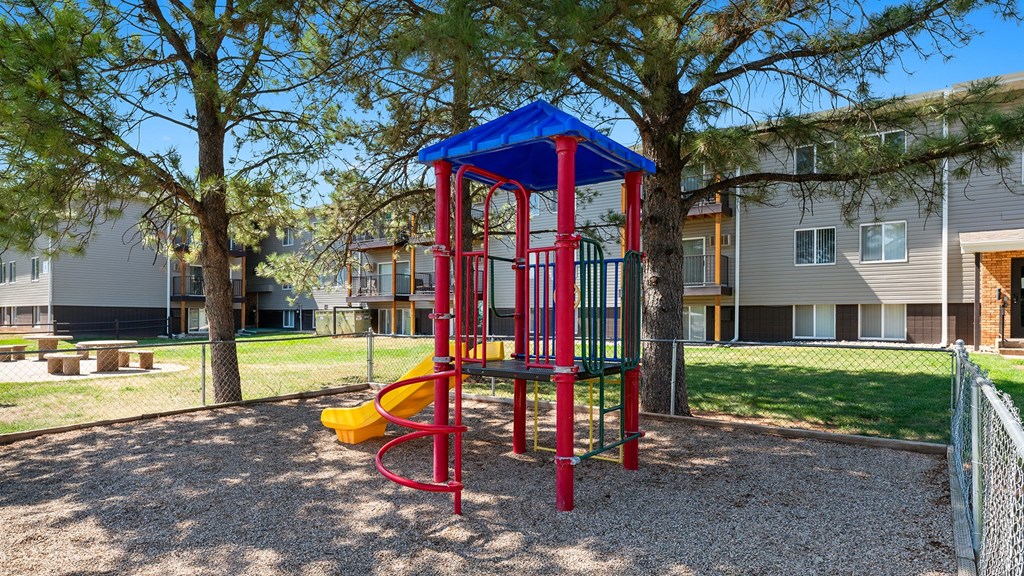 our playground is in front of our apartments