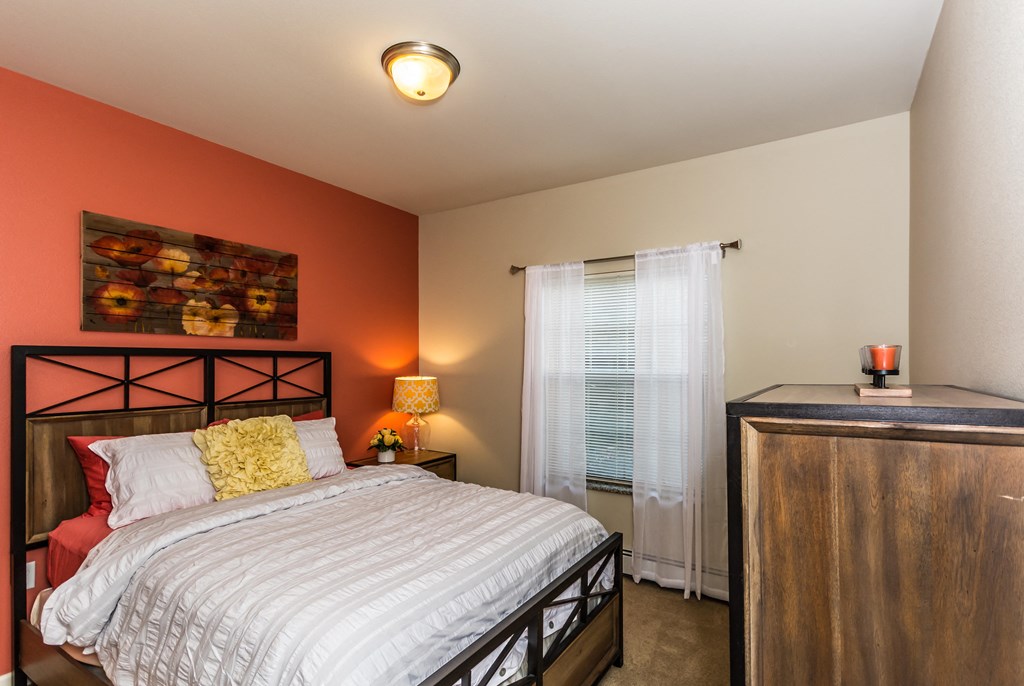 Bedroom with Accent Wall