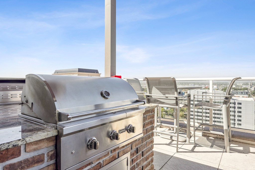 Grill and take in incredible views of Denver, CO