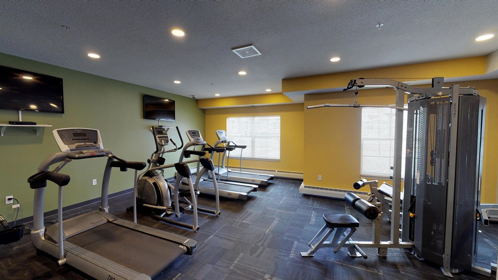 Fitness Center with Cardio and Strength Equipment