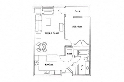 Cypress Court Apartments St Cloud MN 1Bedroom 1 Bath Apartment