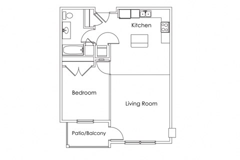 Cypress Court Apartments St Cloud MN 1 Bedroom 1 Bath Apartment