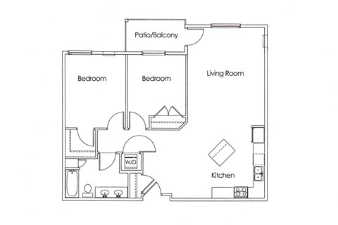 Cypress Court Apartments St Cloud MN 2 Bedroom 1 Bath Apartment