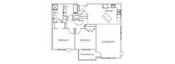 Cypress Court Apartments St Cloud MN 2 Bedroom 2 Bath Apartment