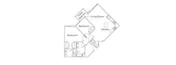 Cypress Court Apartments St Cloud MN 2 Bedroom 2 Bath Apartment