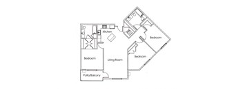 Cypress Court Apartments St Cloud MN 3 Bedroom 2 Bath Apartment