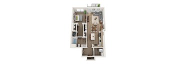 1 Bedroom, 1 Bath 877 Sq Ft - Railway Flats, Loveland, CO