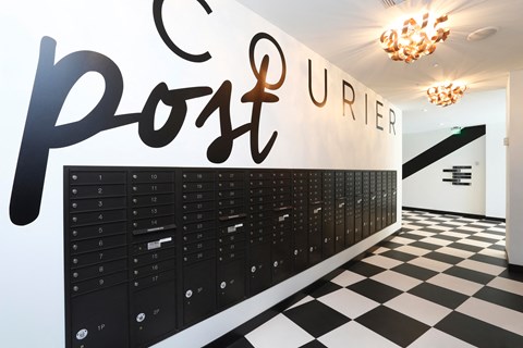 Package Lockers at Dylan at RiNo, Denver