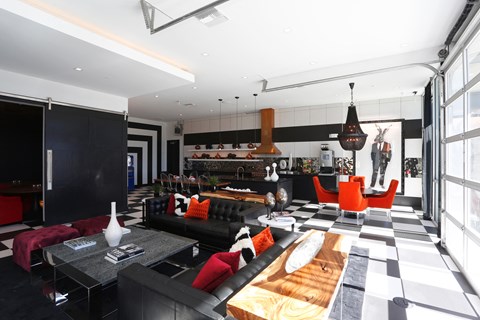 Lounge with Couches and Tables at Dylan at RiNo, Denver, 80216