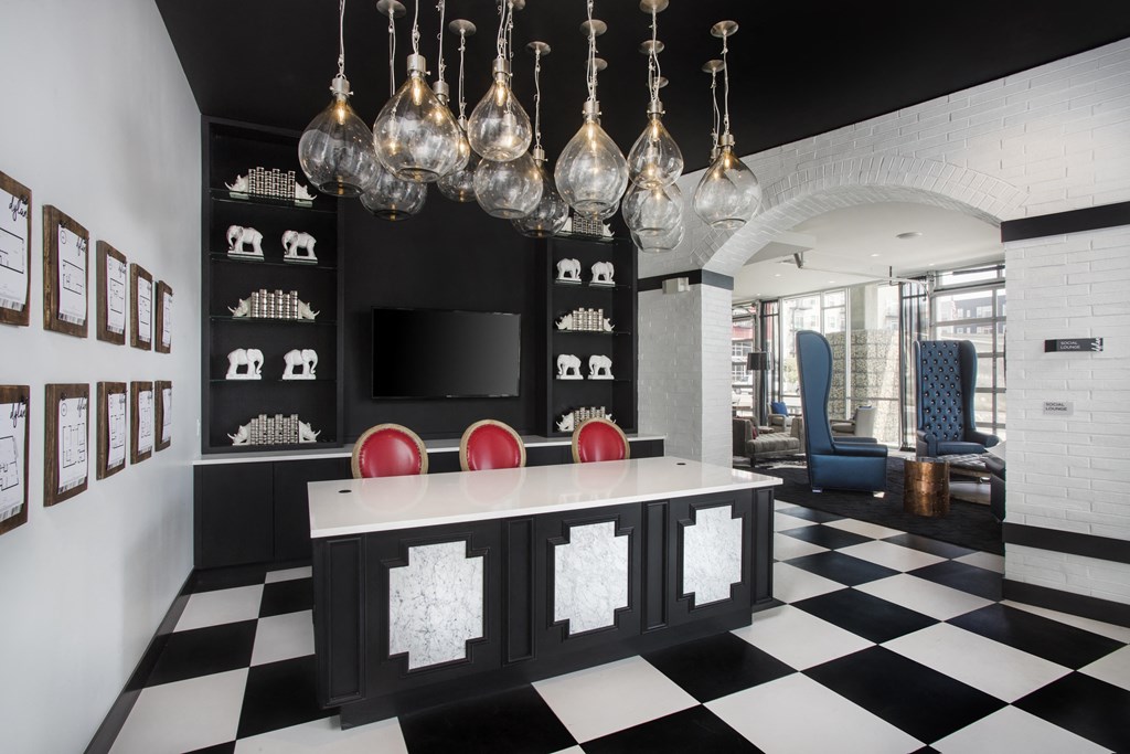 Lobby with Tile Floor