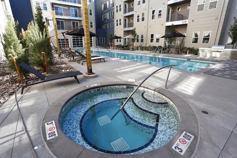 Hot Tub at Dylan at RiNo, Denver, 80216