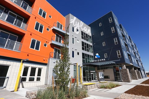 Exterior Dylan Building at Dylan at RiNo, Colorado, 80216