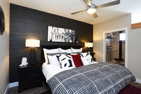 Bedroom at Dylan at RiNo, Denver, CO, 80216