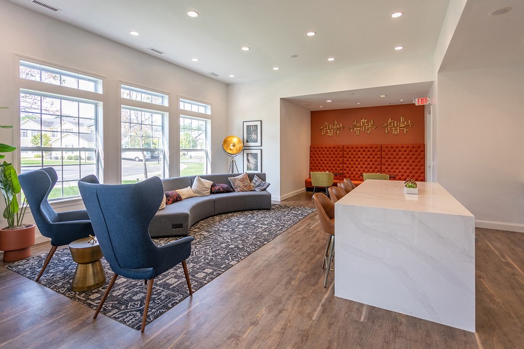 the preserve at ballantyne commons living room and kitchen