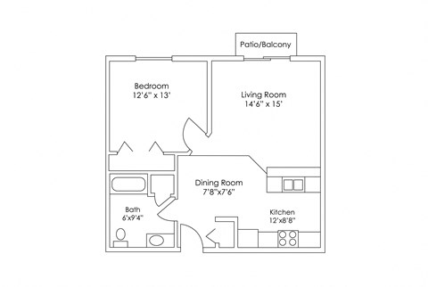 Evergreen Apartments Isanti MN 1 Bedroom 1 Bath Apartment