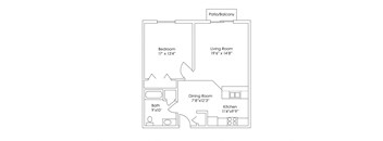 Evergreen Apartments Isanti MN 1 Bedroom 1 Bath Apartment