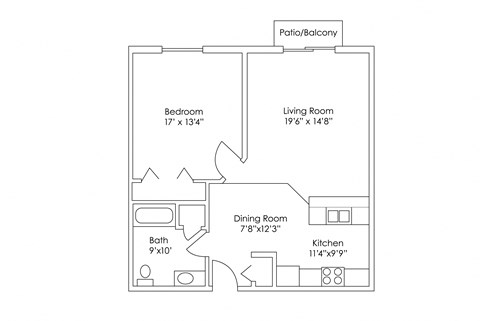 Evergreen Apartments Isanti MN 1 Bedroom 1 Bath Apartment