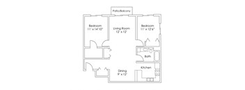 Evergreen Apartments Isanti MN 2 Bedroom 1 Bath Apartment