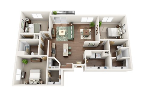 1220 55th Ave S Studio-3 Beds Apartment for Rent - Photo Gallery 20