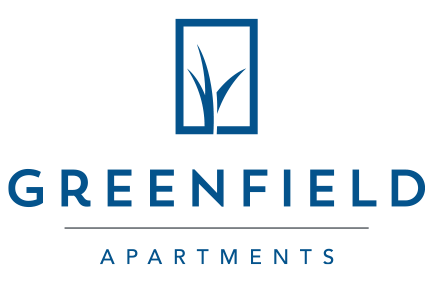 A logo for Greenfield Apartments is displayed.