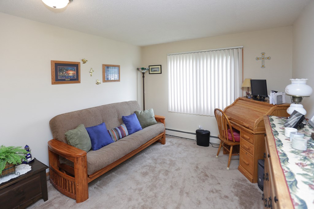 Living Rooms filled with ample light and plenty of space for relaxing.